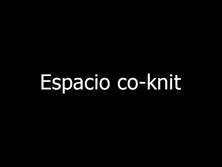 Espacio co-knit Estudio Sostenible de Tricot